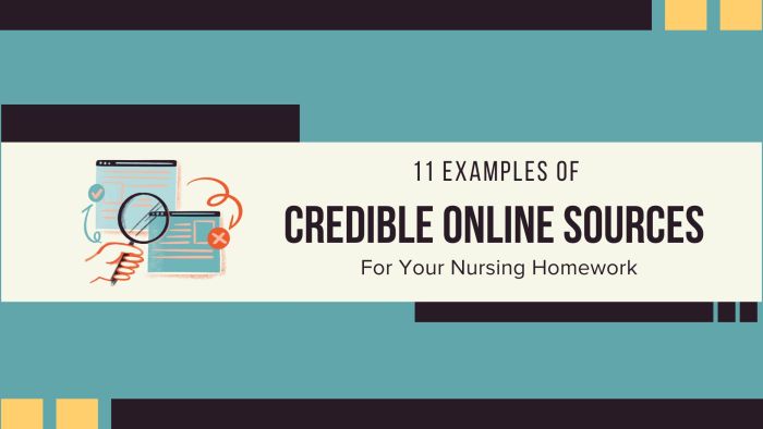 Credible Online Sources